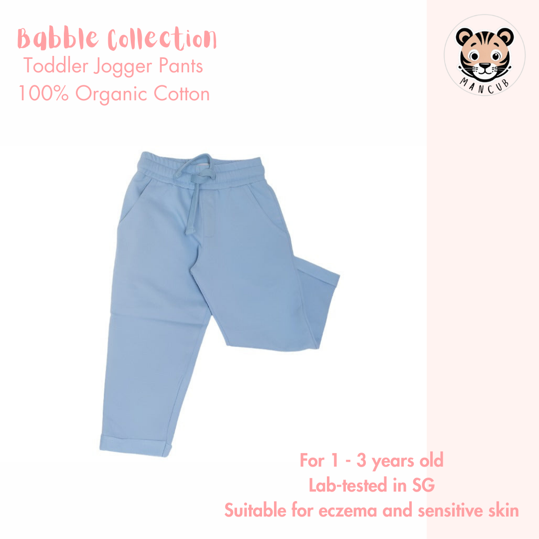 Organic Cotton Baby Blue Pants